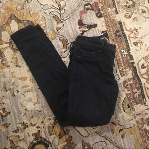Express black skinny jeans